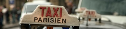 paris taxi sign